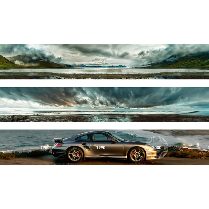 Video Installation for Porsche Museum, 20k resolution screen, 2024